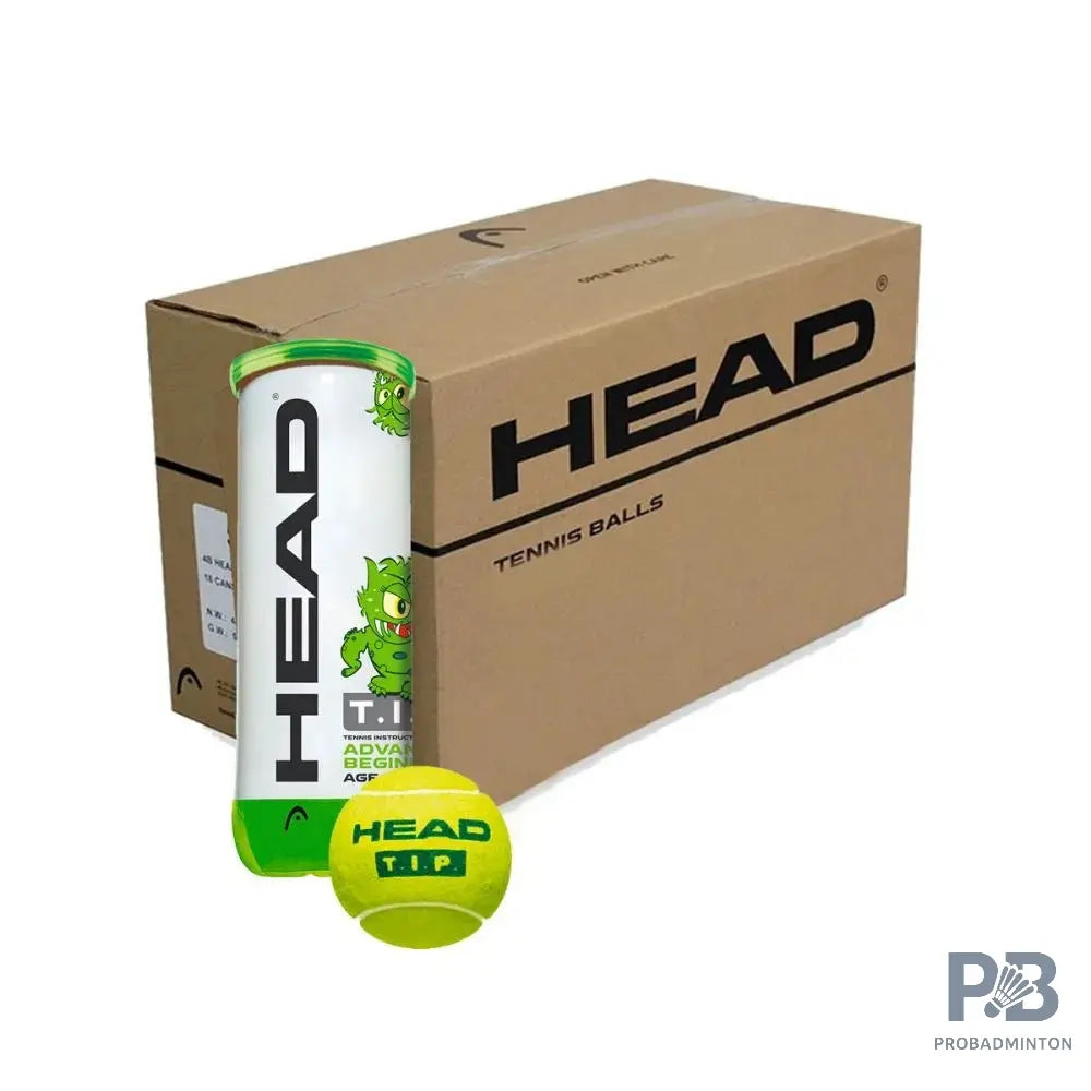 HEAD TIP-III Tennis Ball (Green) - Best Tennis Ball Price in India | 25% Slower | Ideal for Kids 9-10 Yrs & Adults | ITF Approved | Top Tennis Ball Brand.