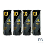 Wilson US Open Extra Duty & High Altitude Tennis Balls (3 balls-1 can / 12 balls-4 cans / 72 balls -1Carton) | Official USTA & ITF Approved | Premium Hard Court & High Elevation Performance.