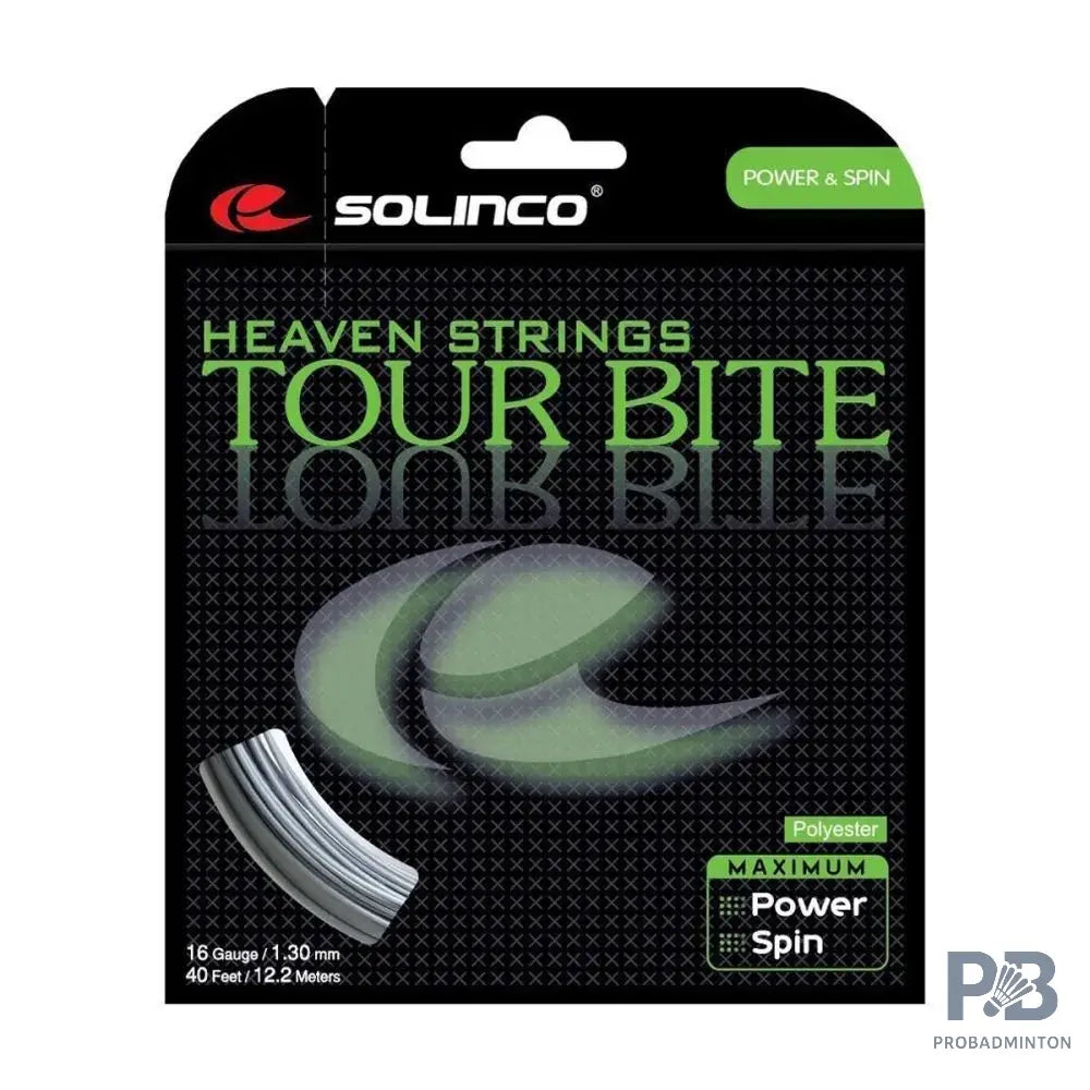 SOLINCO Tour Bite 16 Gauge Tennis String – 1.30mm (12m, Cut from Reel).
