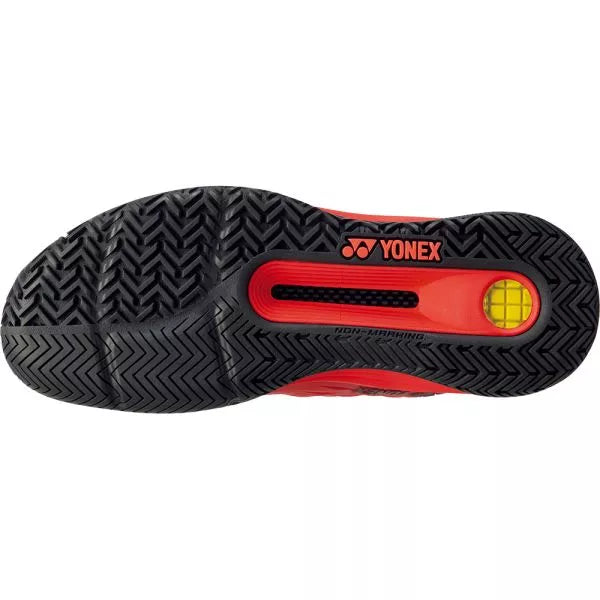 Yonex Power Cushion Eclipsion 3 Men’s Tennis Shoes (Red) – All Court Stability, Cushioning & Durability.