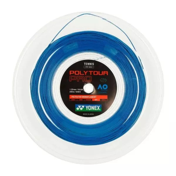 YONEX Poly Tour Pro 16L String Reel (200 m) - Blue.