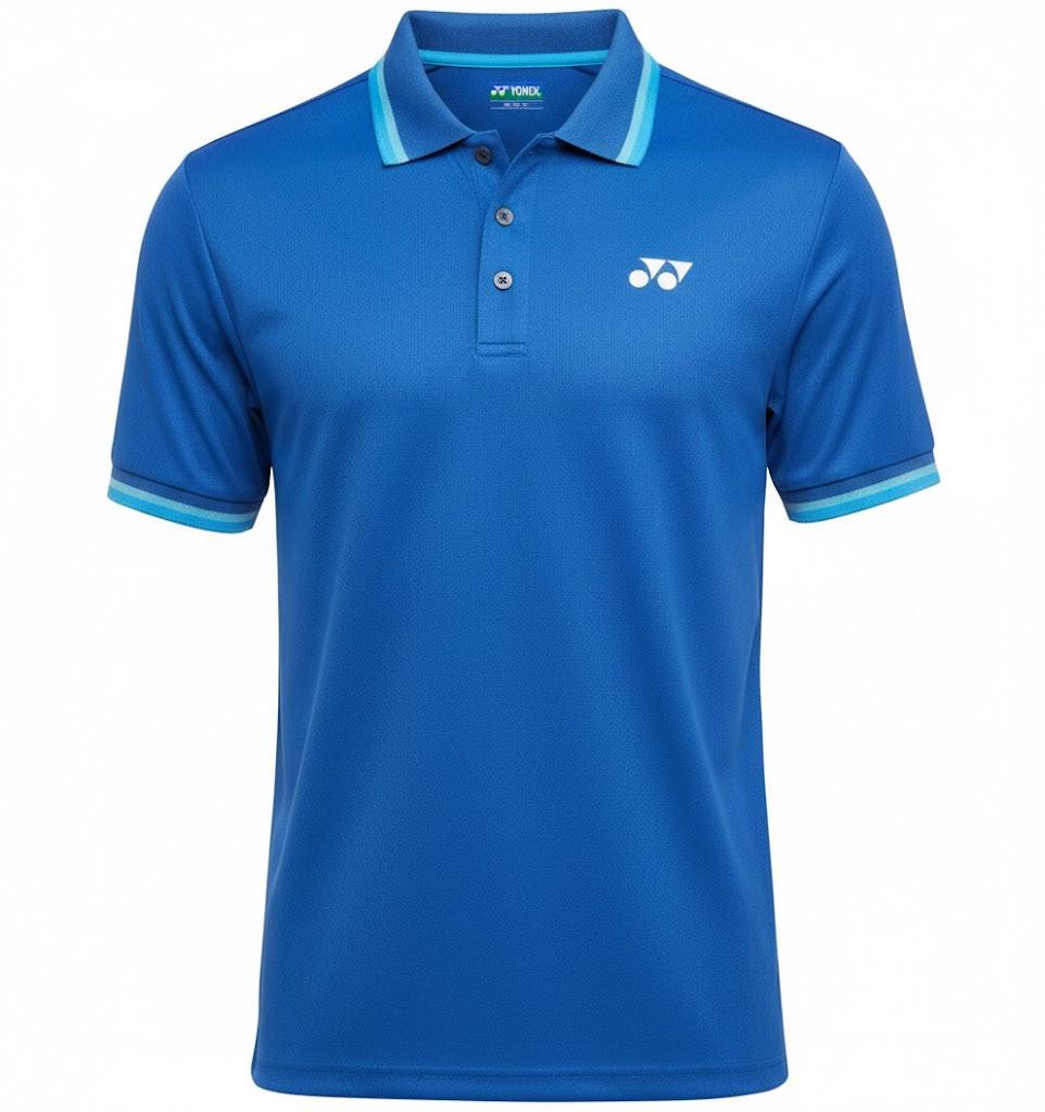 Yonex T-Shirt Polo -2970-Men’s Wear | Snorkel Blue | Lightweight Badminton Sportswear.