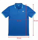 Yonex T-Shirt Polo -2970-Men’s Wear | Snorkel Blue | Lightweight Badminton Sportswear.