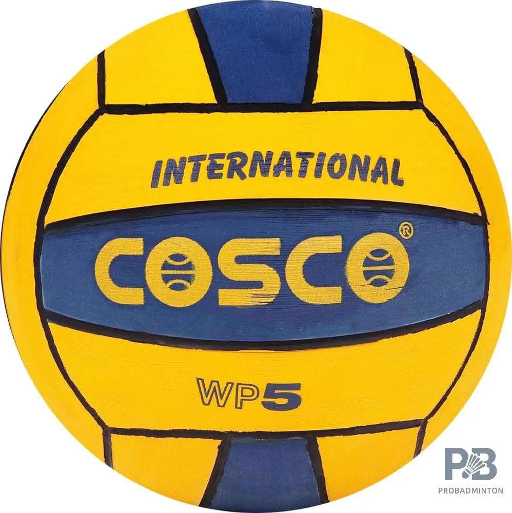 COSCO Water Polo Ball – Yellow & Blue | Durable Rubber Molded Polo Ball for Training & Match Play.