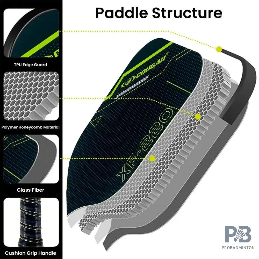 Couger XC-220  Pickleball Paddle Set (Includes 1 Ball).