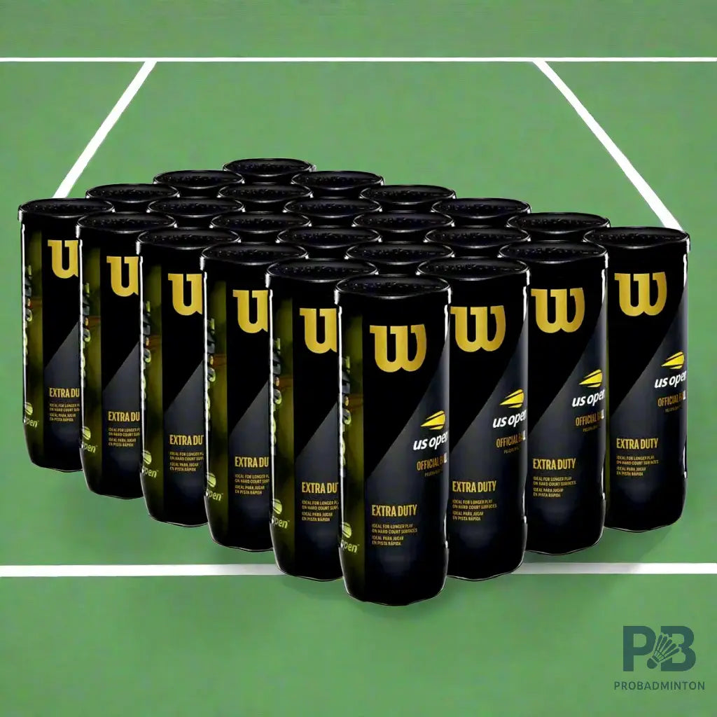 Wilson US Open Extra Duty & High Altitude Tennis Balls (3 balls-1 can / 12 balls-4 cans / 72 balls -1Carton) | Official USTA & ITF Approved | Premium Hard Court & High Elevation Performance.