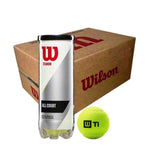 Wilson Titanium Tennis Balls – Pack of 3 | High-Altitude Core | Durable Dura-Last Felt | All Court Use – ProBadminton.in.