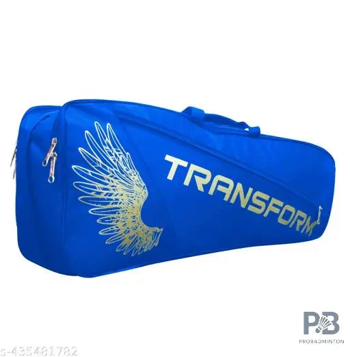 Transform Badminton Kit Bag – TKB 6/2402, Single Zip, multicolors | Tournament Edition Kitbag for Badminton Players in India.
