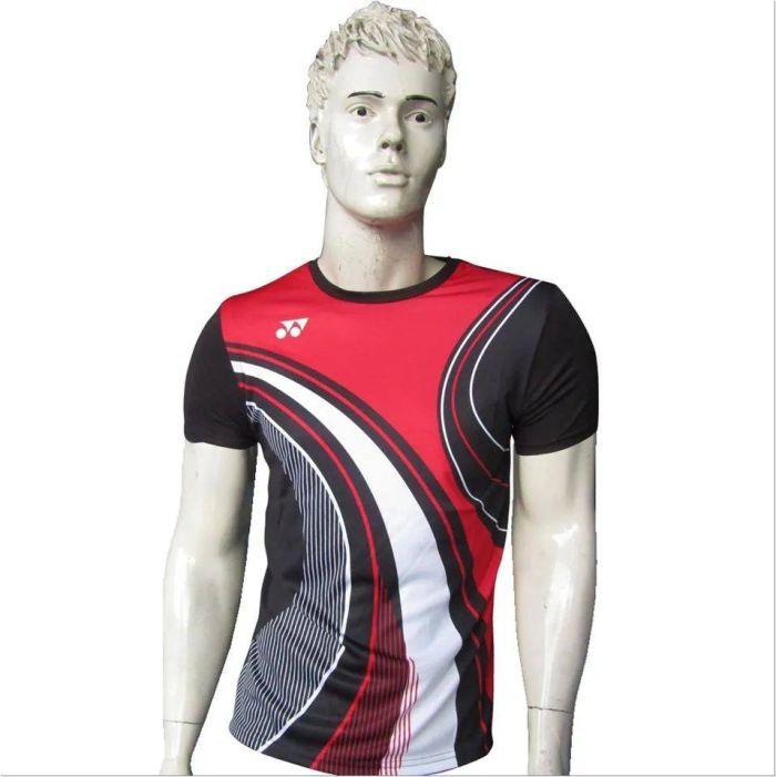 Yonex 1795 Badminton T-Shirt – Jet Black | Round Neck Lightweight Sportswear.
