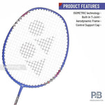 Yonex Voltric Lite 35I Badminton Racket | Light Weight Graphite Racket with Nanometric Shaft | Probadminton.in |.