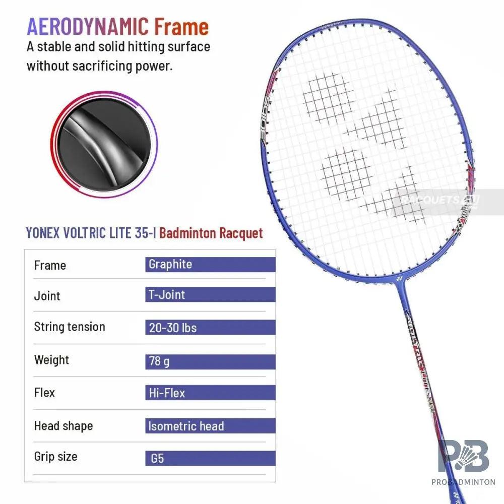 Yonex Voltric Lite 35I Badminton Racket | Light Weight Graphite Racket with Nanometric Shaft | Probadminton.in |.