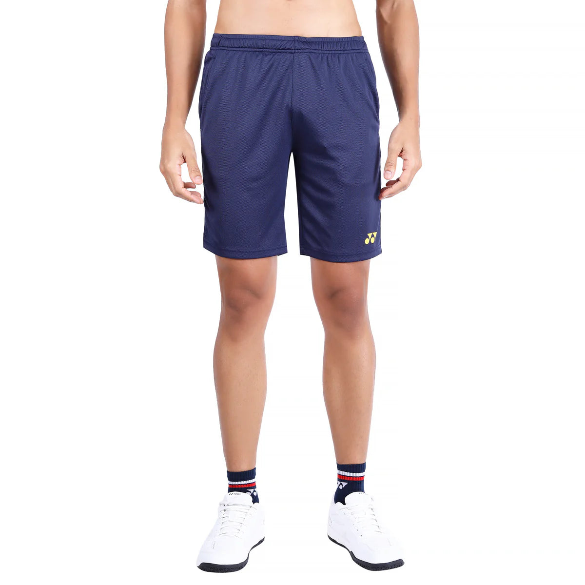 yonex 2641b mens shorts peacoat daffodil

