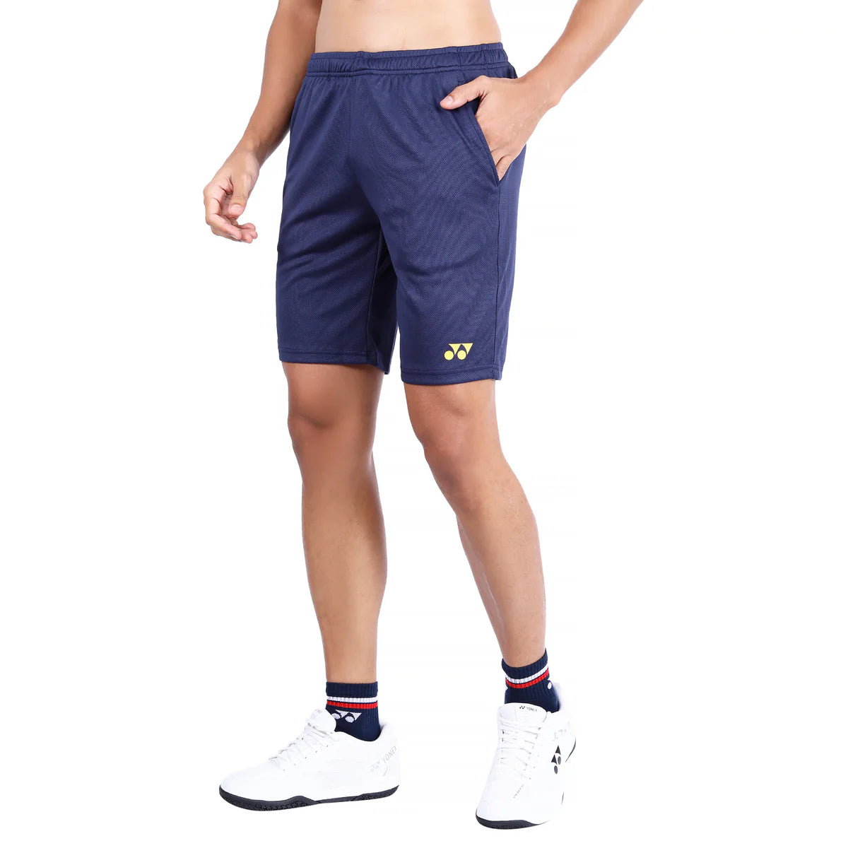 yonex mens short2641b peacoat daffodil

