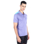 yonex polo twilight purple klasik kolar buton plaket

