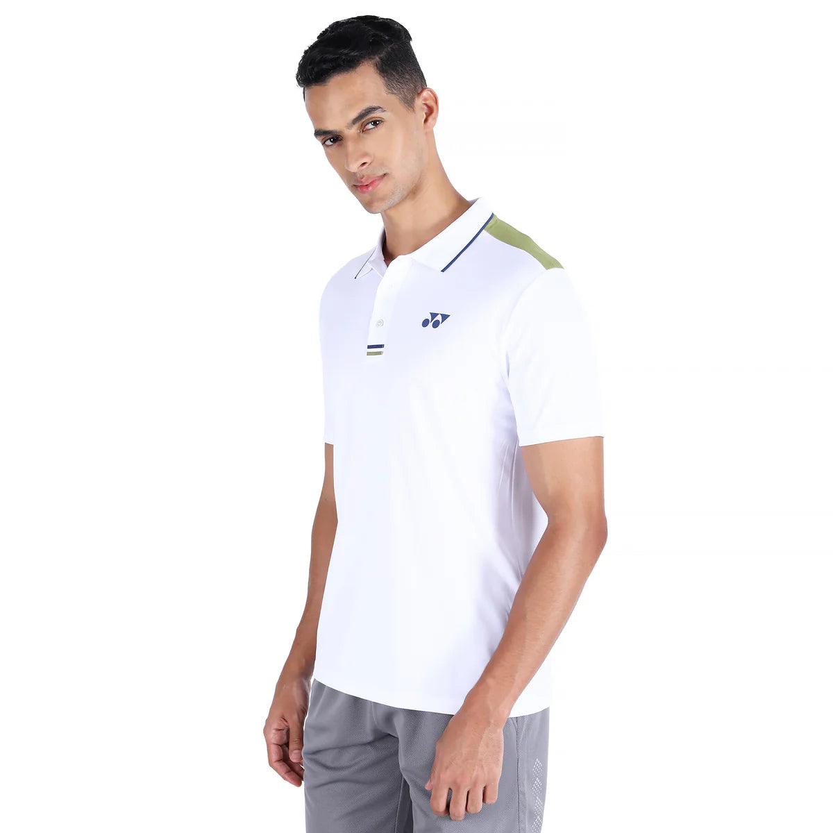 yonex 2625 white badmintn polo

