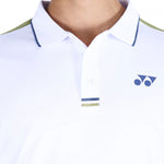 yonex polo white klasik kolar buton plaket

