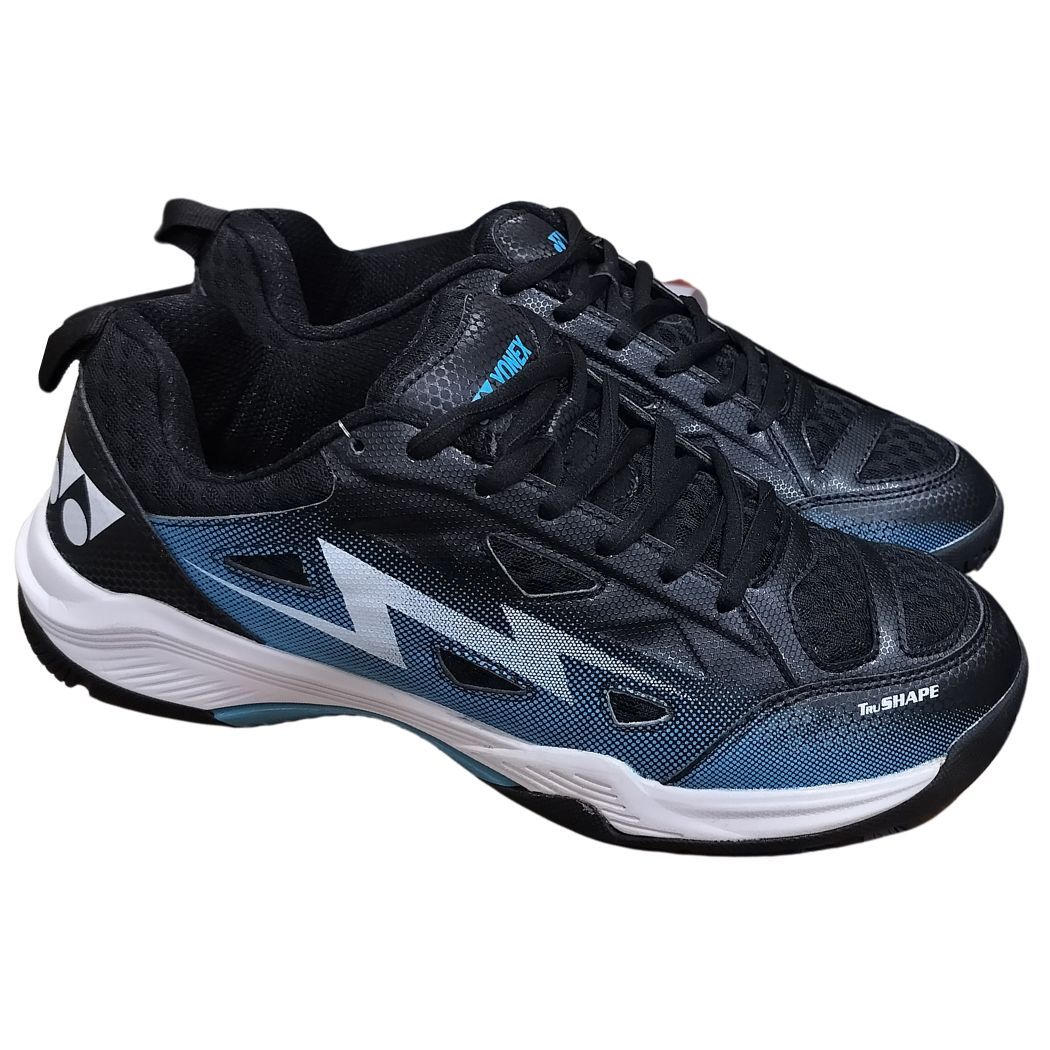 yonex domnent 6i badmnton footwear black blue