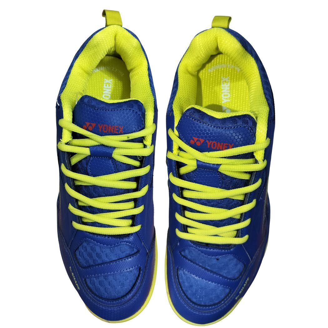 yonex domnent 6i badmnton footwear cyber yellow blue