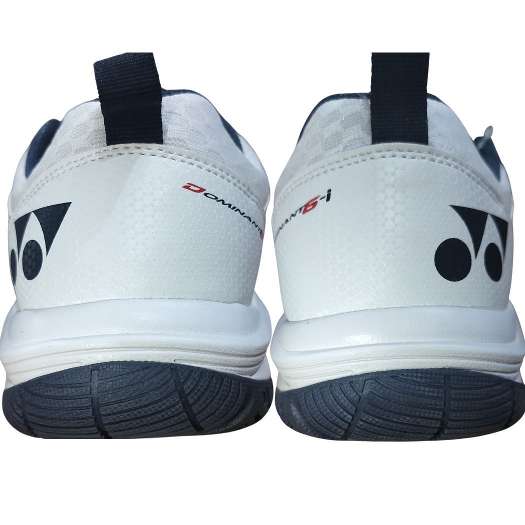 yonex dominat 6i badminton shoees white grey