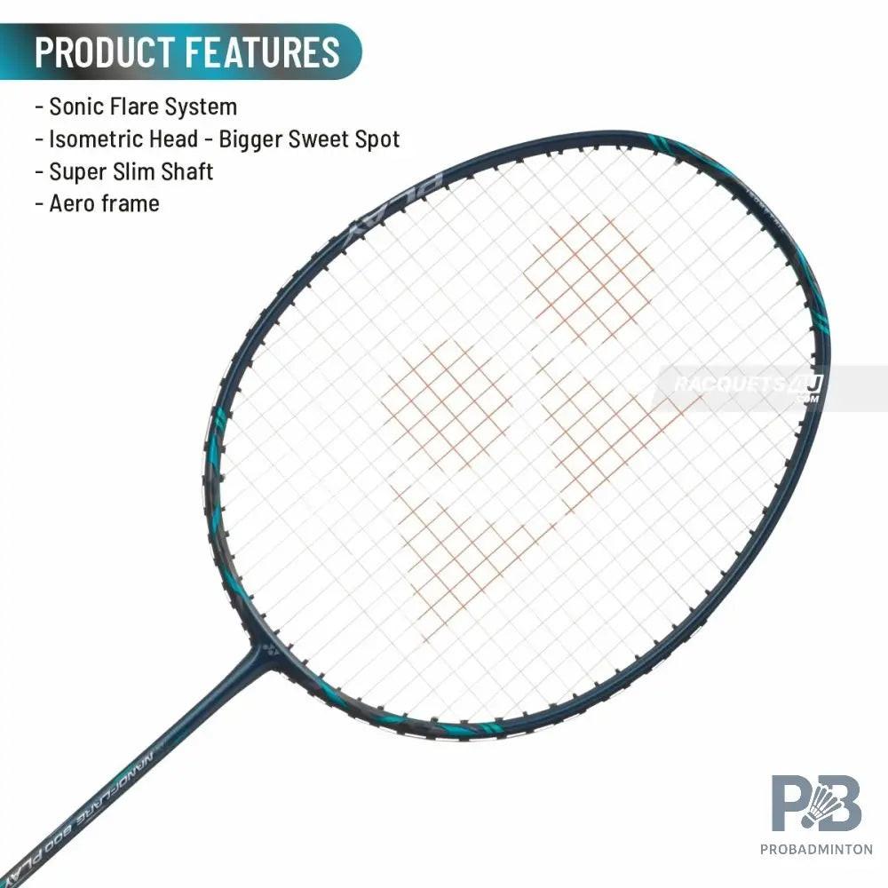 YONEX Nanoflare 800 Play Badminton Racket – Deep Green | 4U G5 | Fast