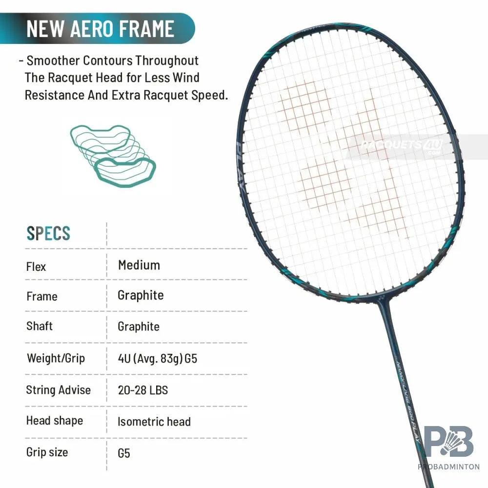 YONEX Nanoflare 800 Play Badminton Racket – Deep Green | 4U G5 | Fast Swing & Control | probadminton.in.