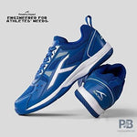 HUNDRED Raze Badminton Shoes (Blue / White).