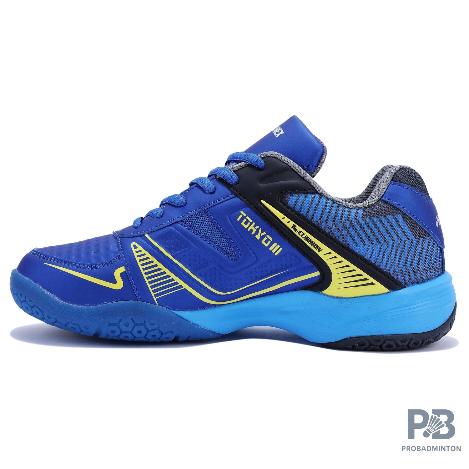 Yonex Tokyo 3 Badminton Shoes - Bright Blue/Yellow.