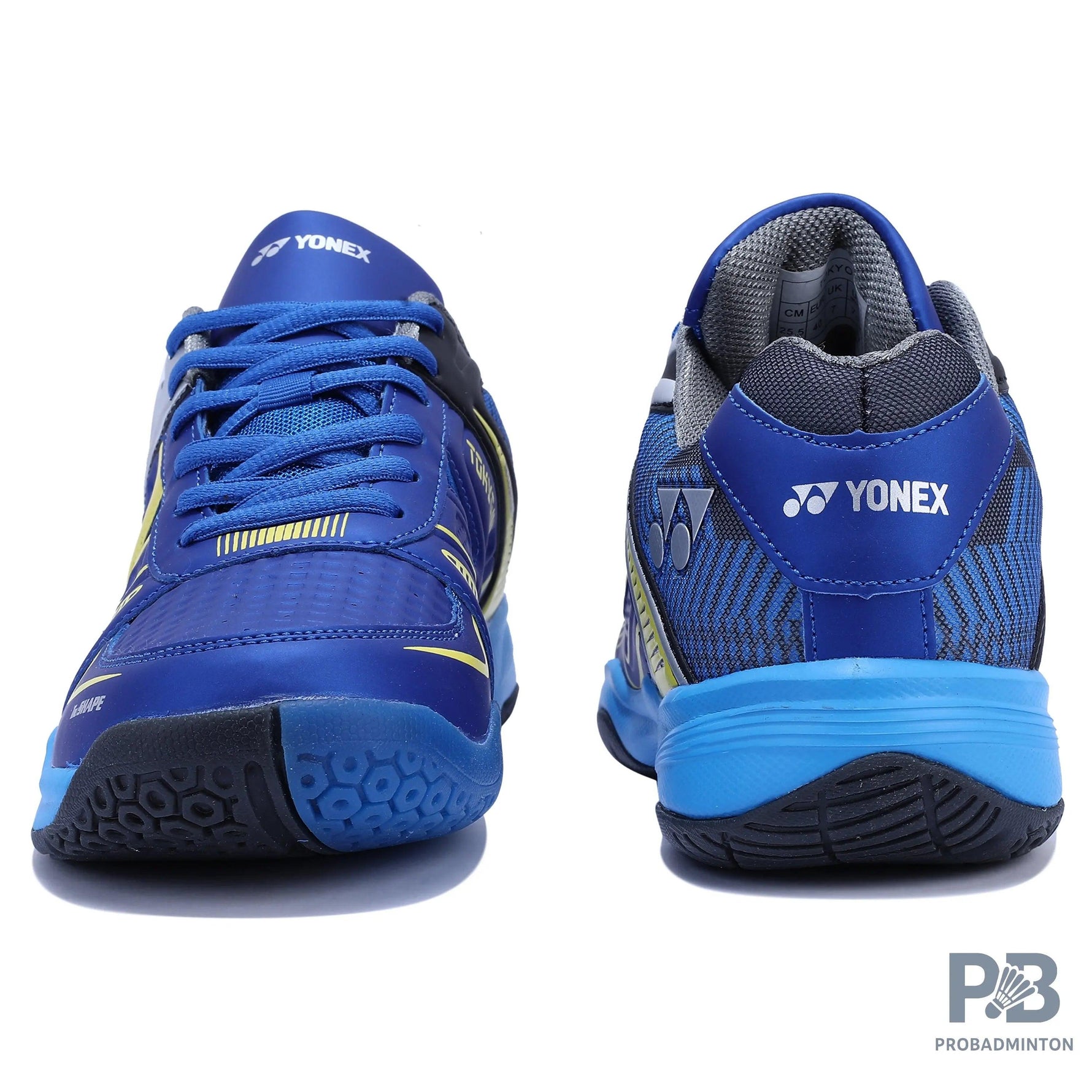 Yonex Tokyo 3 Badminton Shoes - Bright Blue/Yellow.