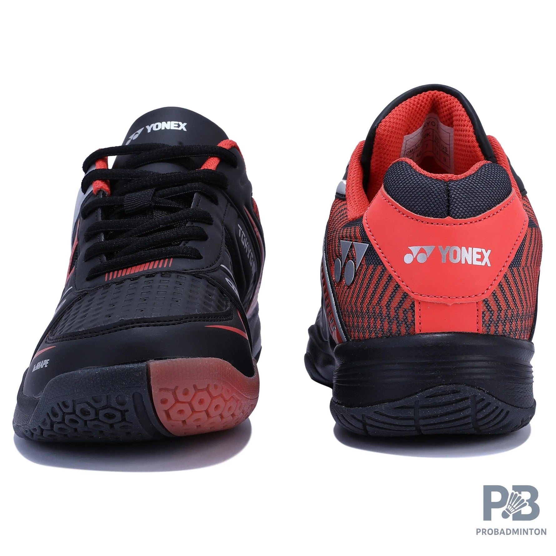 Yonex Tokyo 3 Badminton Shoes - Black/Red.