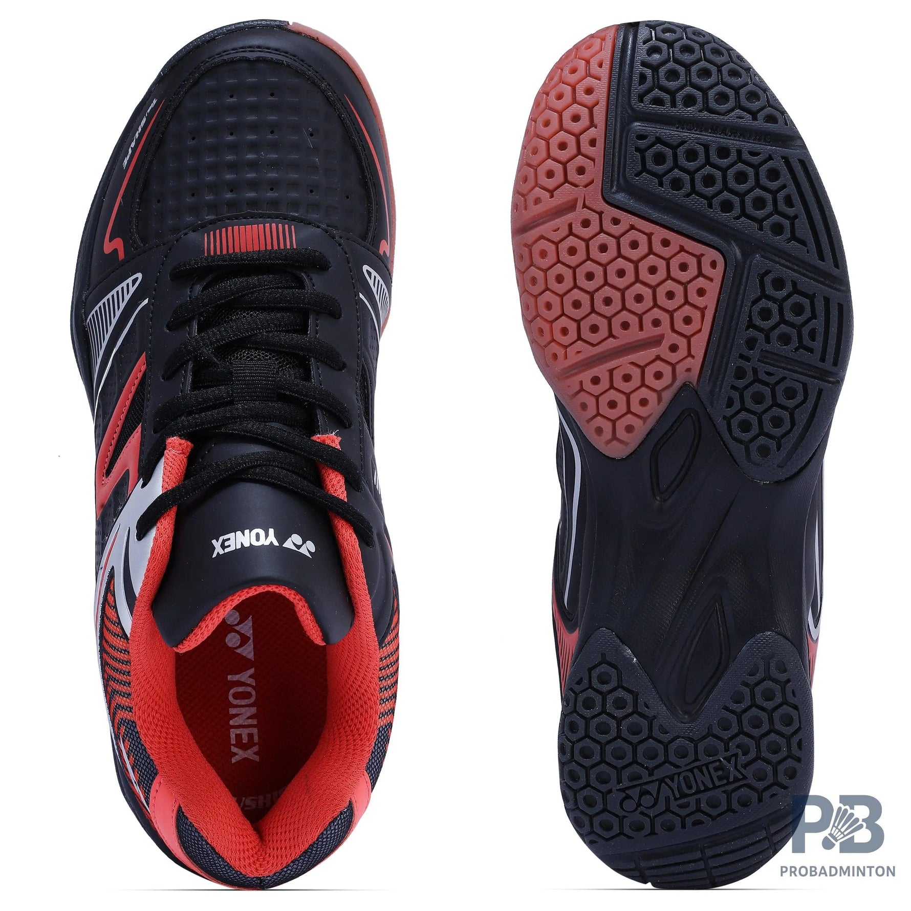 Yonex Tokyo 3 Badminton Shoes - Black/Red.