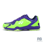 Yonex Dual Badminton Shoes (MARITIME BLUE/ NEON LIME / ELECTRIC PURPLE).