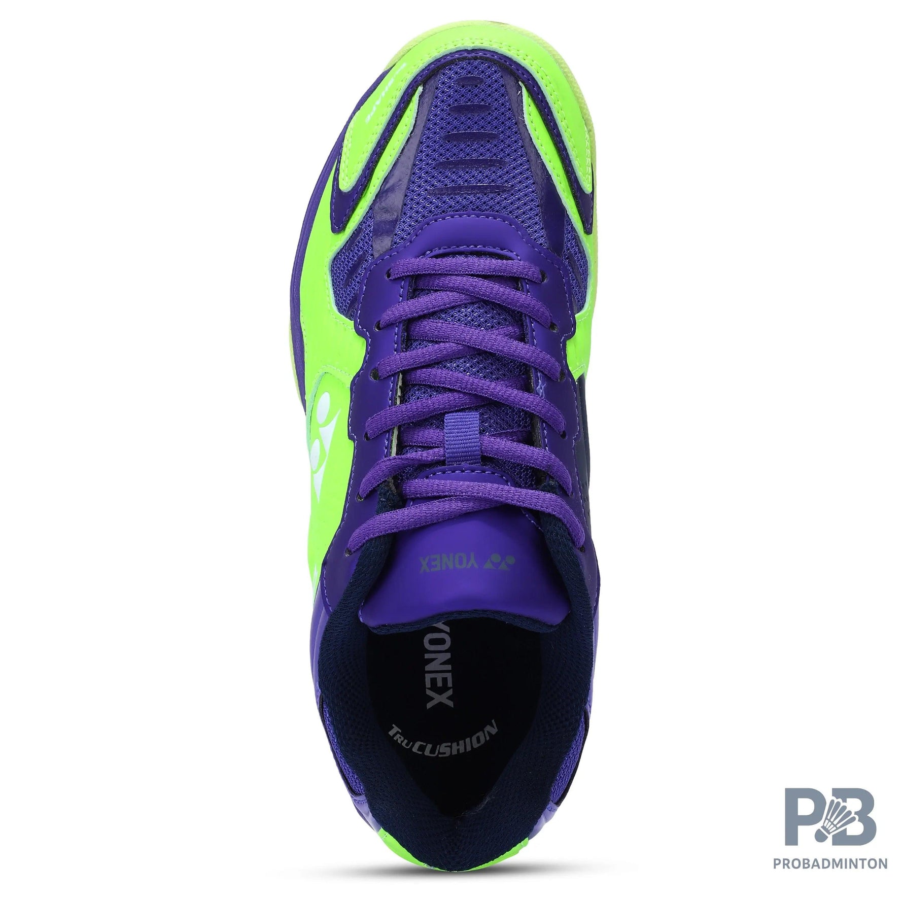 Yonex Dual Badminton Shoes (MARITIME BLUE/ NEON LIME / ELECTRIC PURPLE).