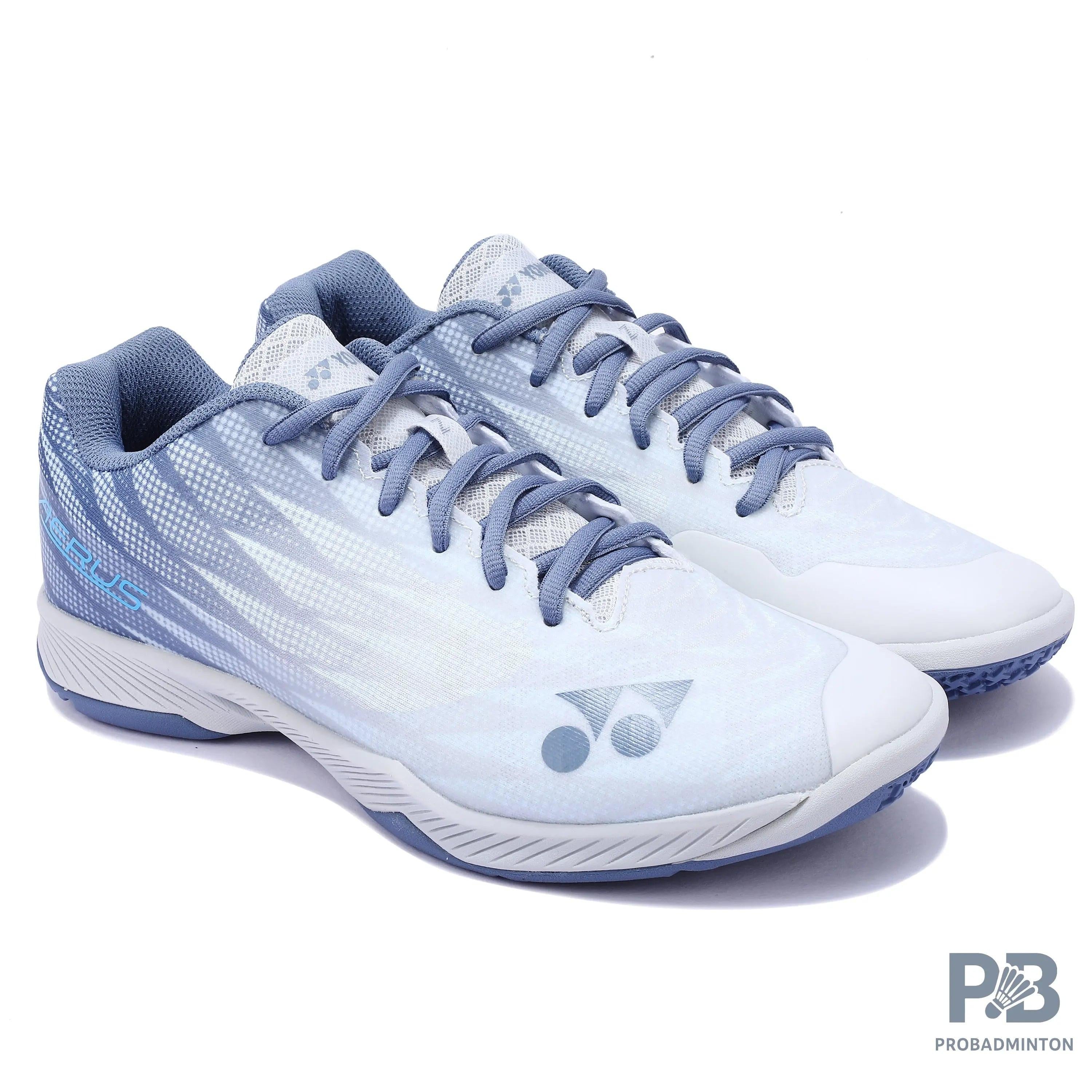 Yonex Aerus Z2 Power Cushion Non-Marking Badminton Shoes (Blue Gray).