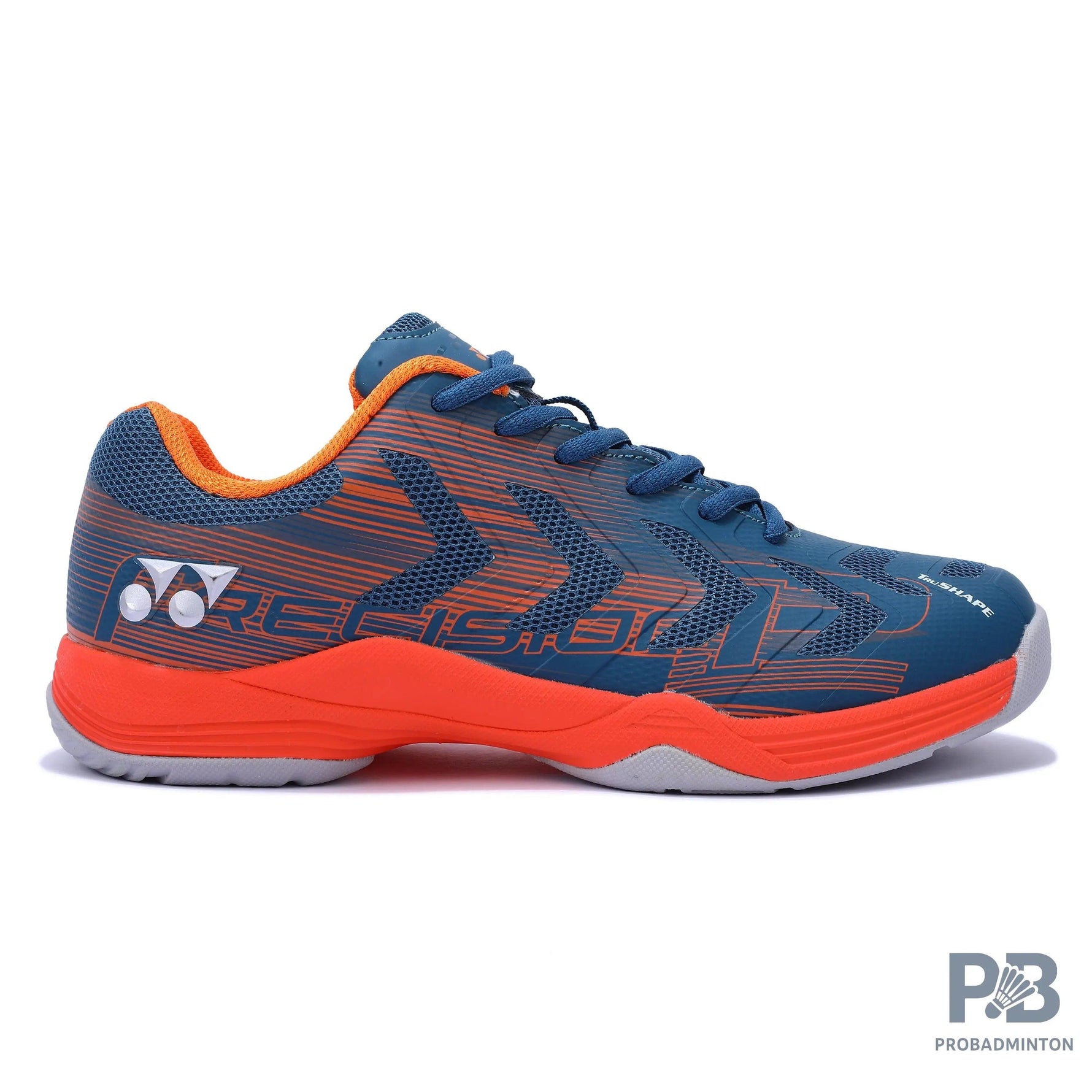 Yonex Precision 2 Badminton Shoes (MIDNIGHT TORQUISE / OXY FIRE ).