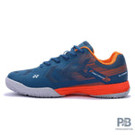 Yonex Precision 2 Badminton Shoes (MIDNIGHT TORQUISE / OXY FIRE ).