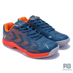 Yonex Precision 2 Badminton Shoes (MIDNIGHT TORQUISE / OXY FIRE ).