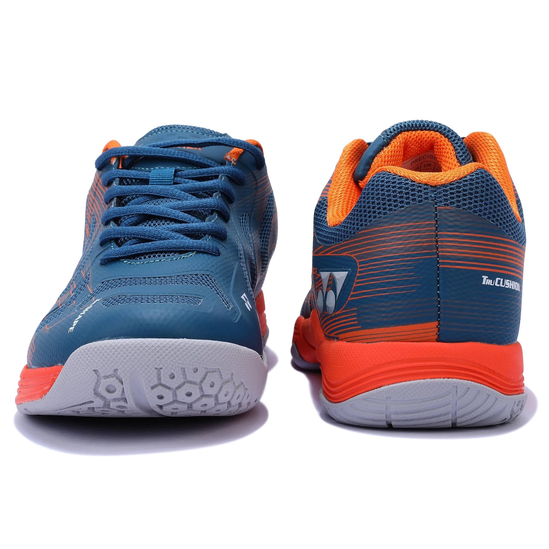 Yonex Precision 2 Badminton Shoes (MIDNIGHT TORQUISE / OXY FIRE ).