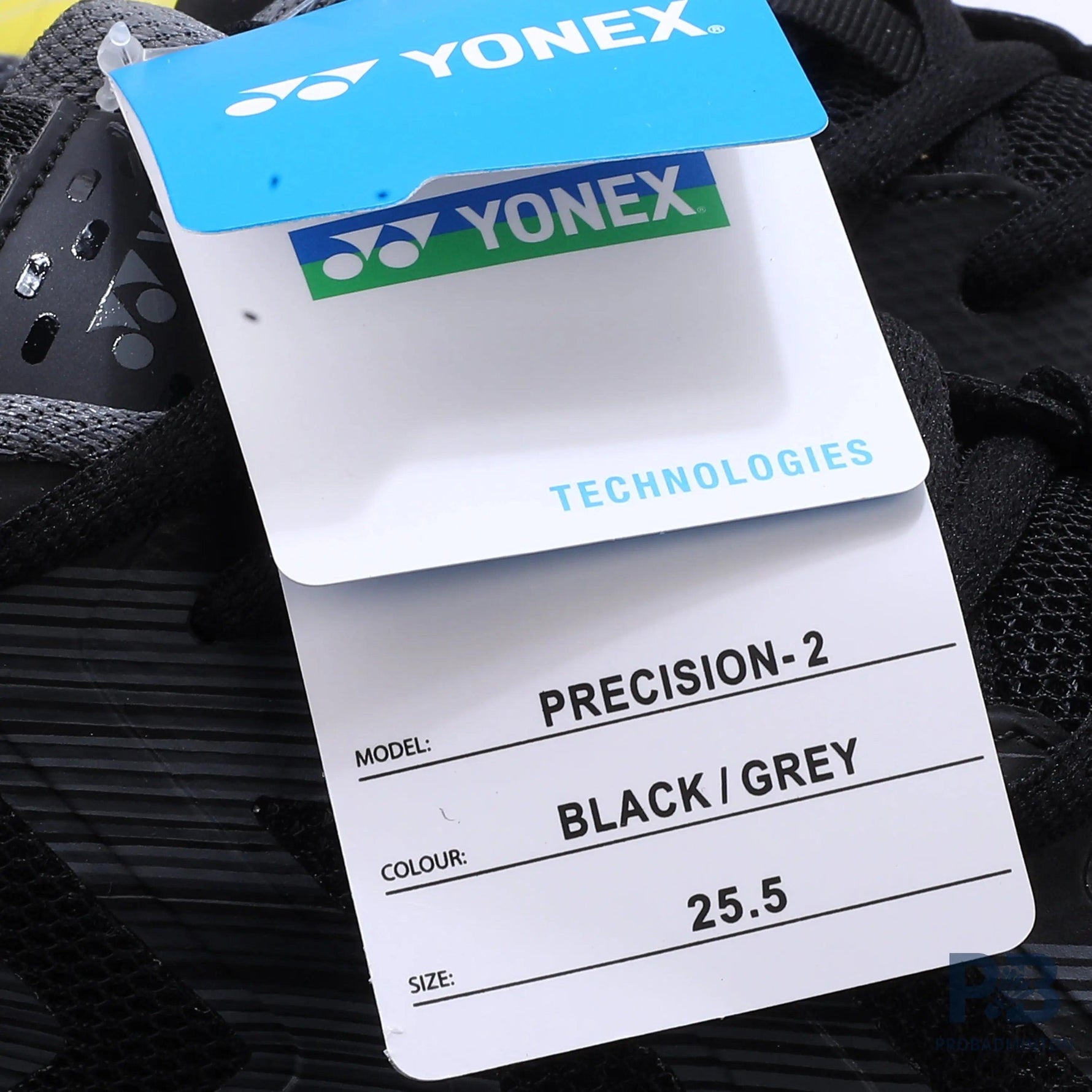 Yonex Precision 2 Badminton Shoes (Black / Grey).