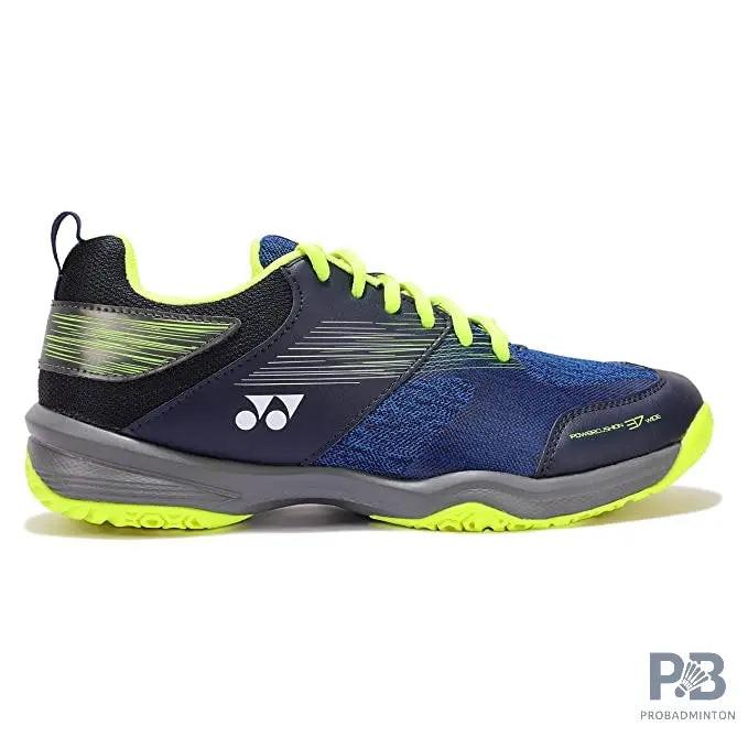 Yonex Power Cushion 37 EX Non-Marking Badminton Shoes ( Navy Yellow ).