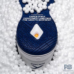 HUNDRED Raze Badminton Shoes (White / Navy).