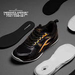 HUNDRED Raze Badminton Shoes (Black / Gold).