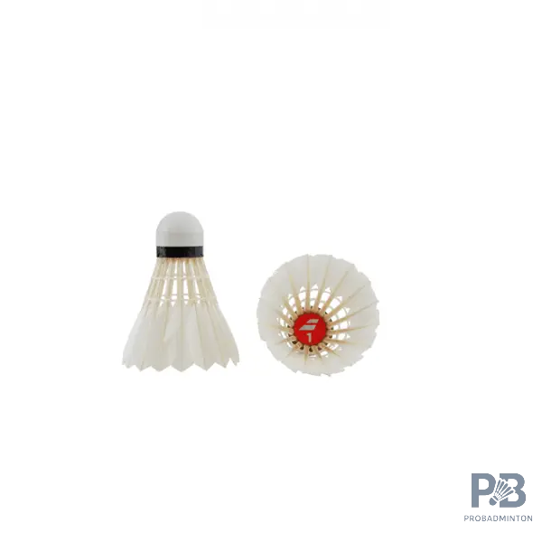 Babolat No. 1 Feather Cock Shuttlecock (Pack of 12) | Premium Tournament-Grade | ProBadminton.in.