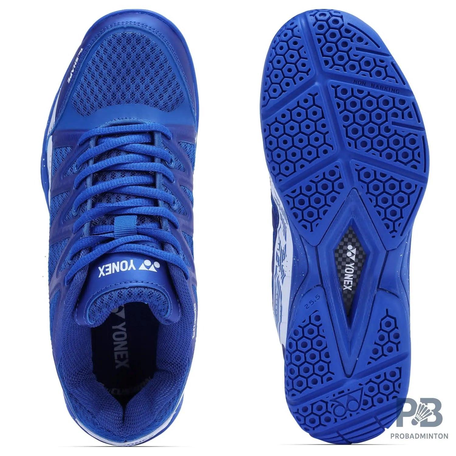 Yonex Skill Badminton Shoe - Hyper Blue/White.