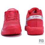 Yonex Skill Badminton Shoe - Red/Silver.