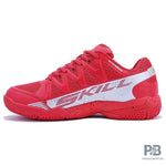 Yonex Skill Badminton Shoe - Red/Silver.