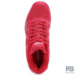 Yonex Skill Badminton Shoe - Red/Silver.