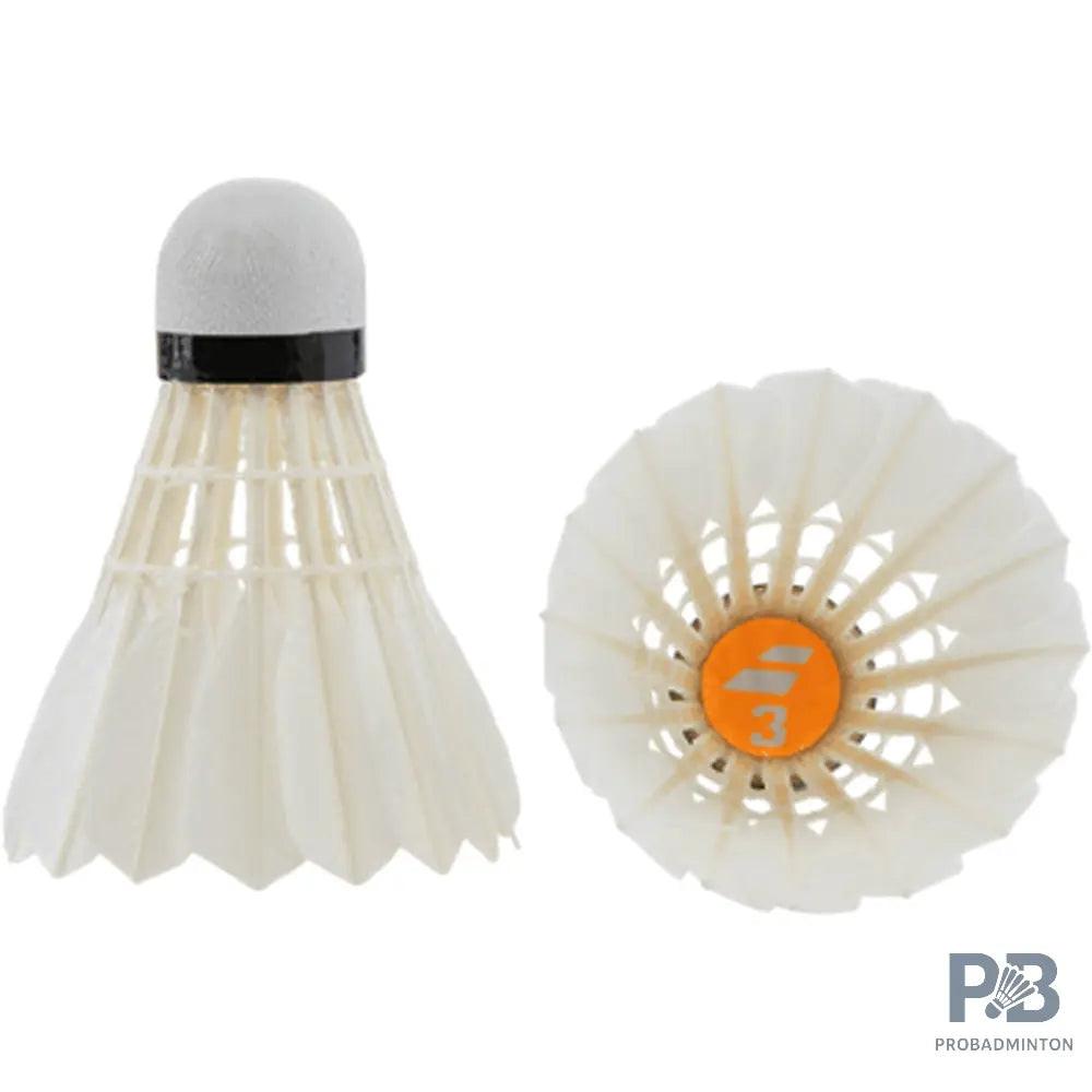 Babolat No. 3 Feather Cock Shuttlecock (Pack of 12) | Fast Speed | ProBadminton.in.