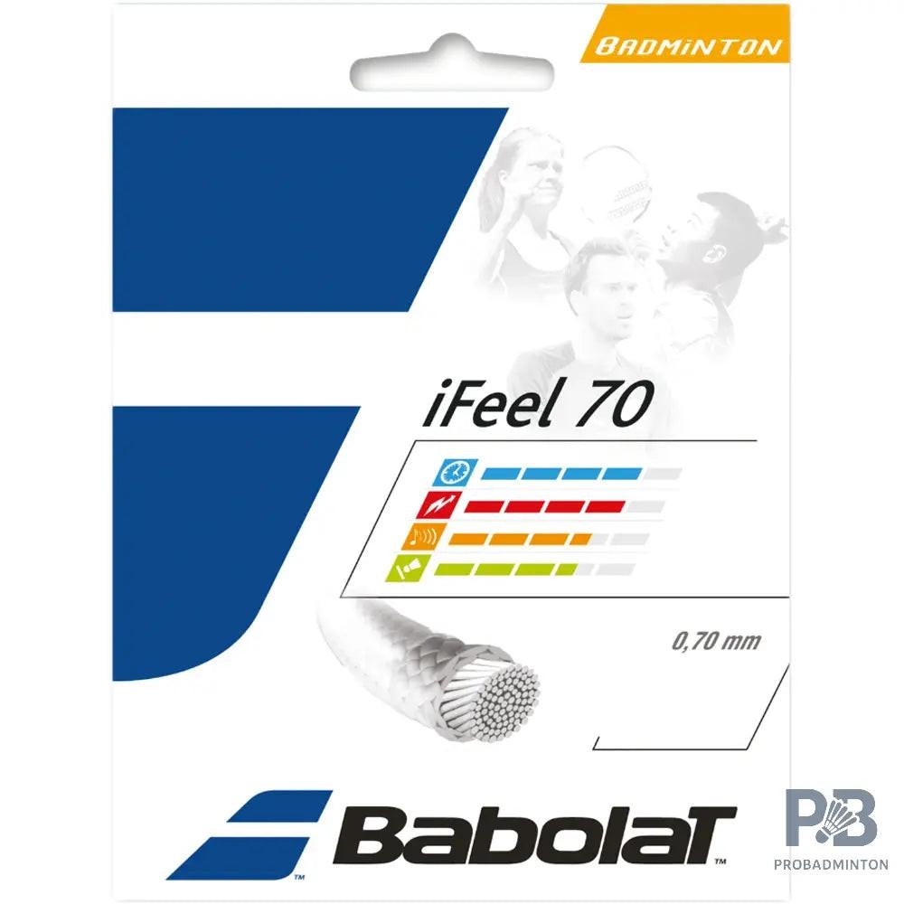 Babolat I Feel 70 String Set (10 m) 9 ( white , blue , red , back , yellow ).