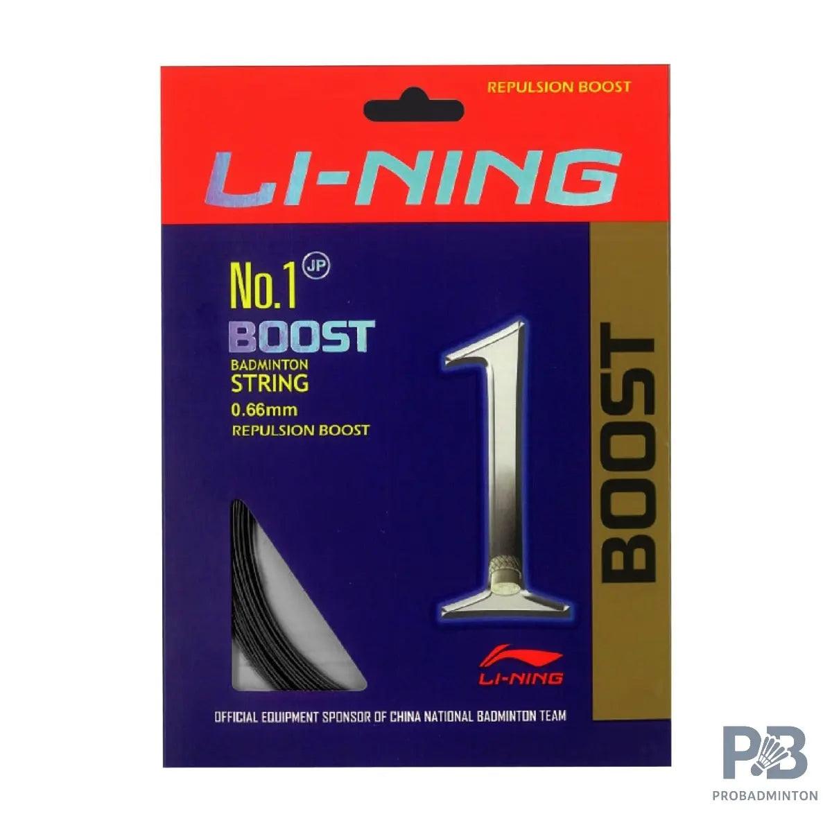 Li-Ning No.1 Boost String Set (10 m) - Black Storm.