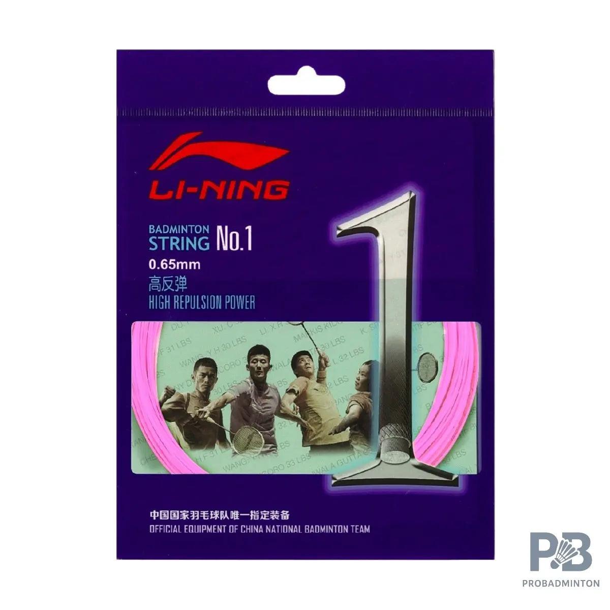 Li-Ning No.1 String Set (10 m) - Pink.